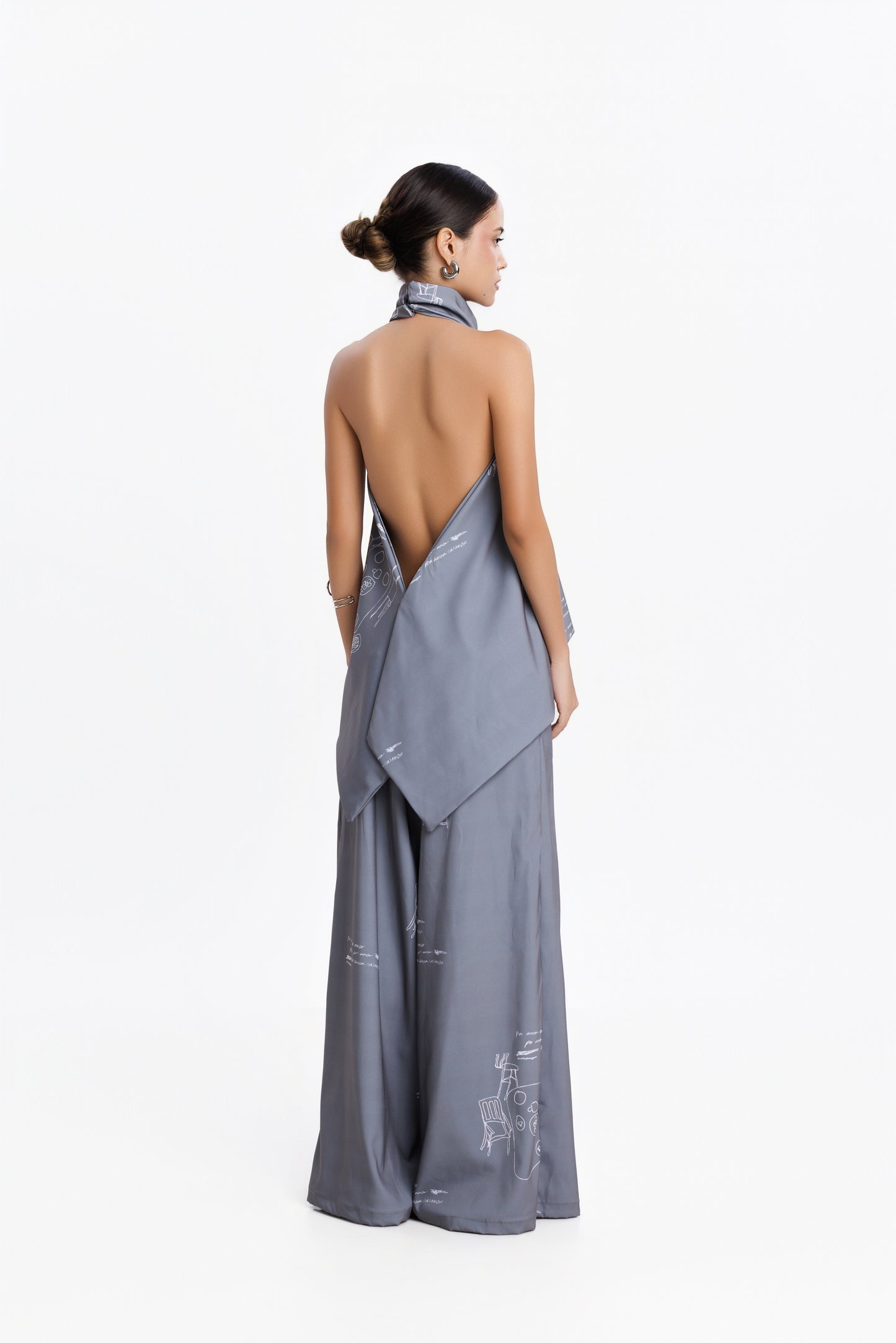 PRE-ORDER LA ISANI GRAY BACKLESS TOP
