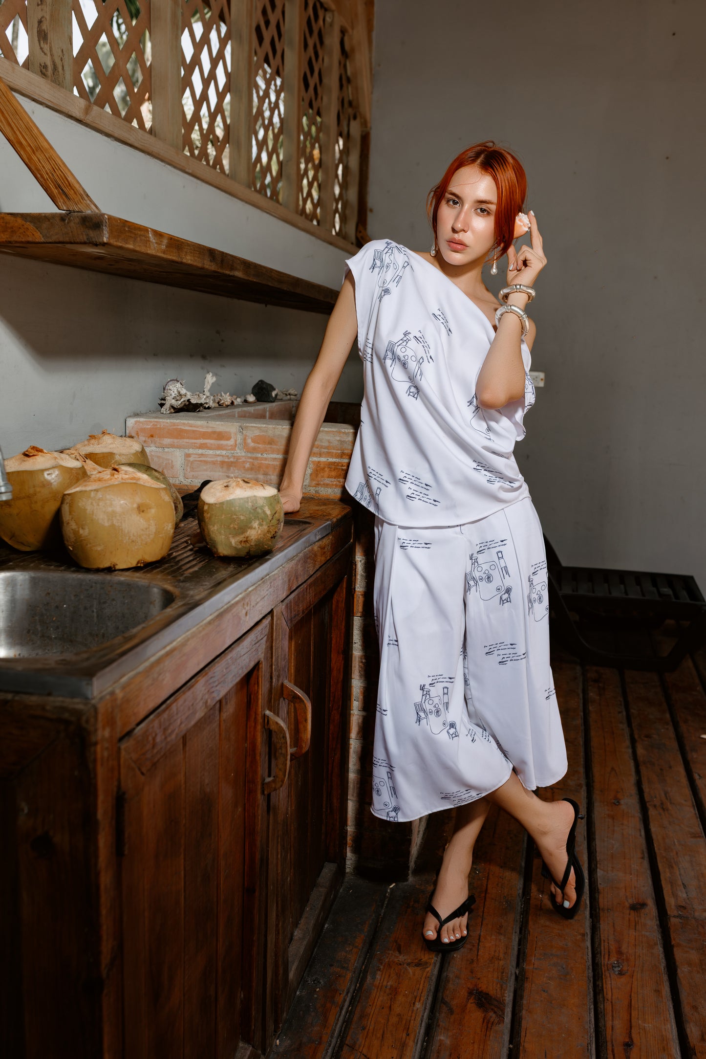 PRE-ORDER LA ISANI WHITE BLOUSE