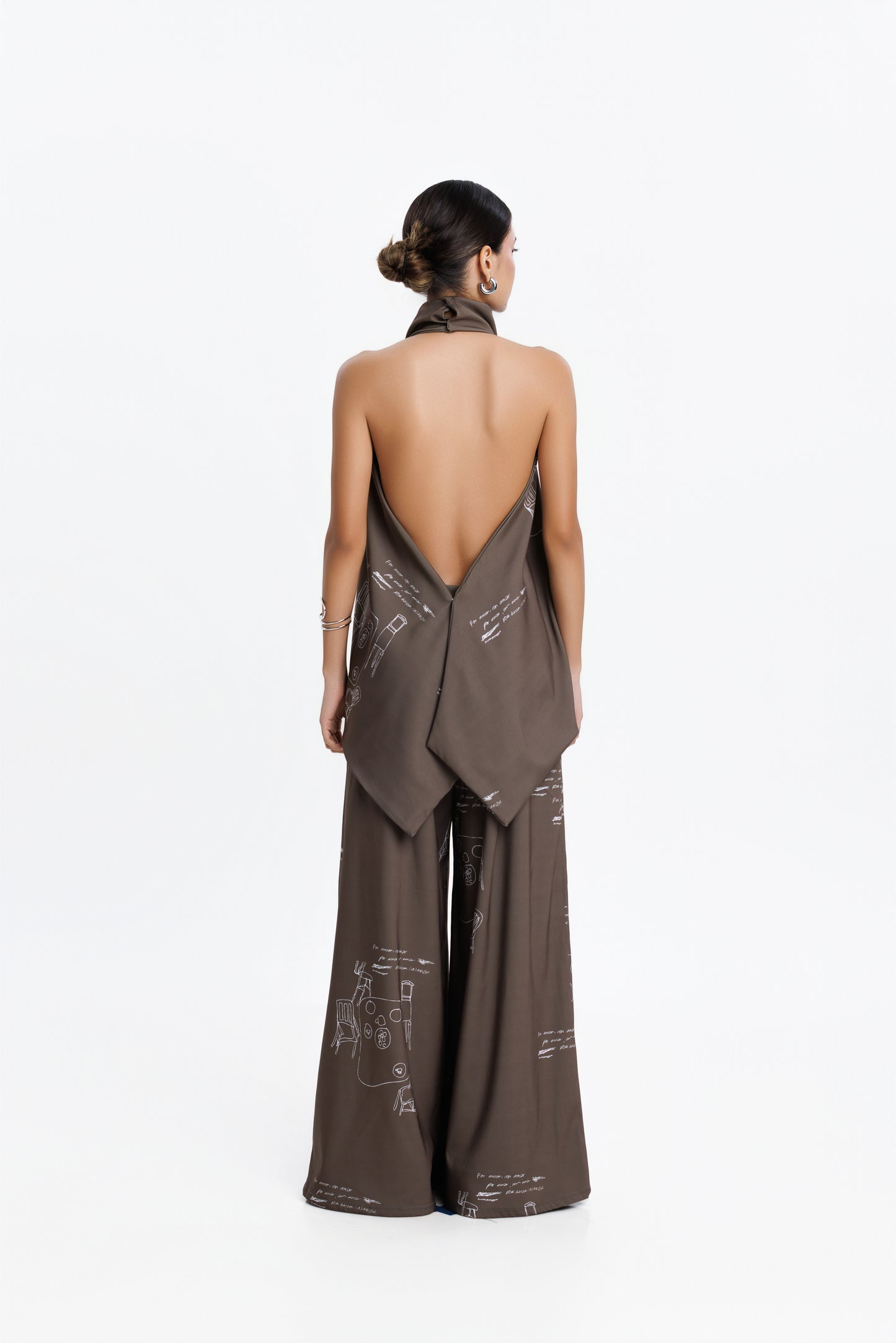 PRE-ORDER LA ISANI BROWN BACKLESS TOP