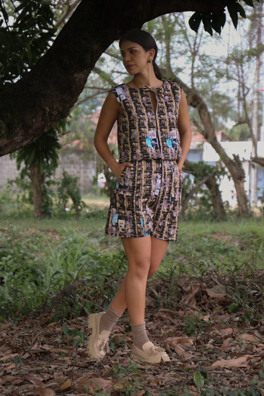 LIDIA YELLOW ORCHID SHORT