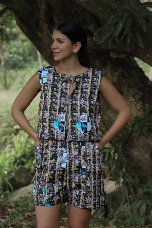 LIDIA YELLOW ORCHID TOP