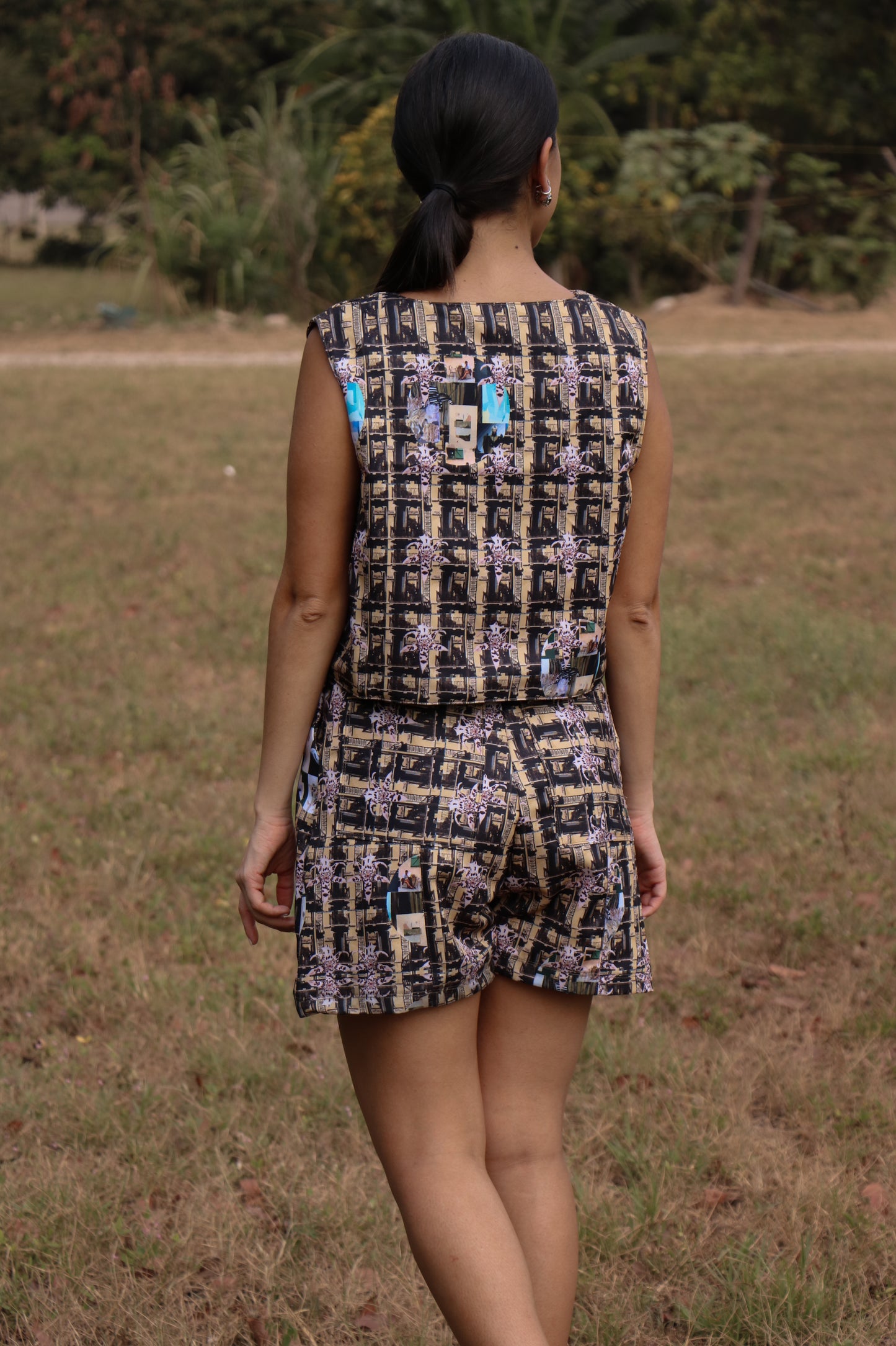 LIDIA YELLOW ORCHID SHORT