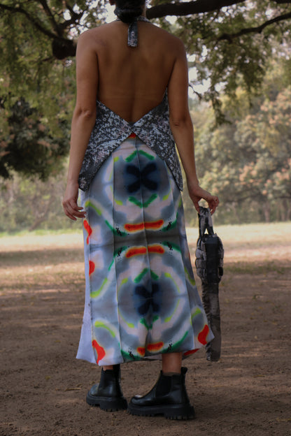 ANA GRAFITTI MIDI SKIRT