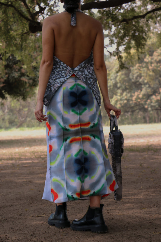 ANA GRAFITTI MIDI SKIRT