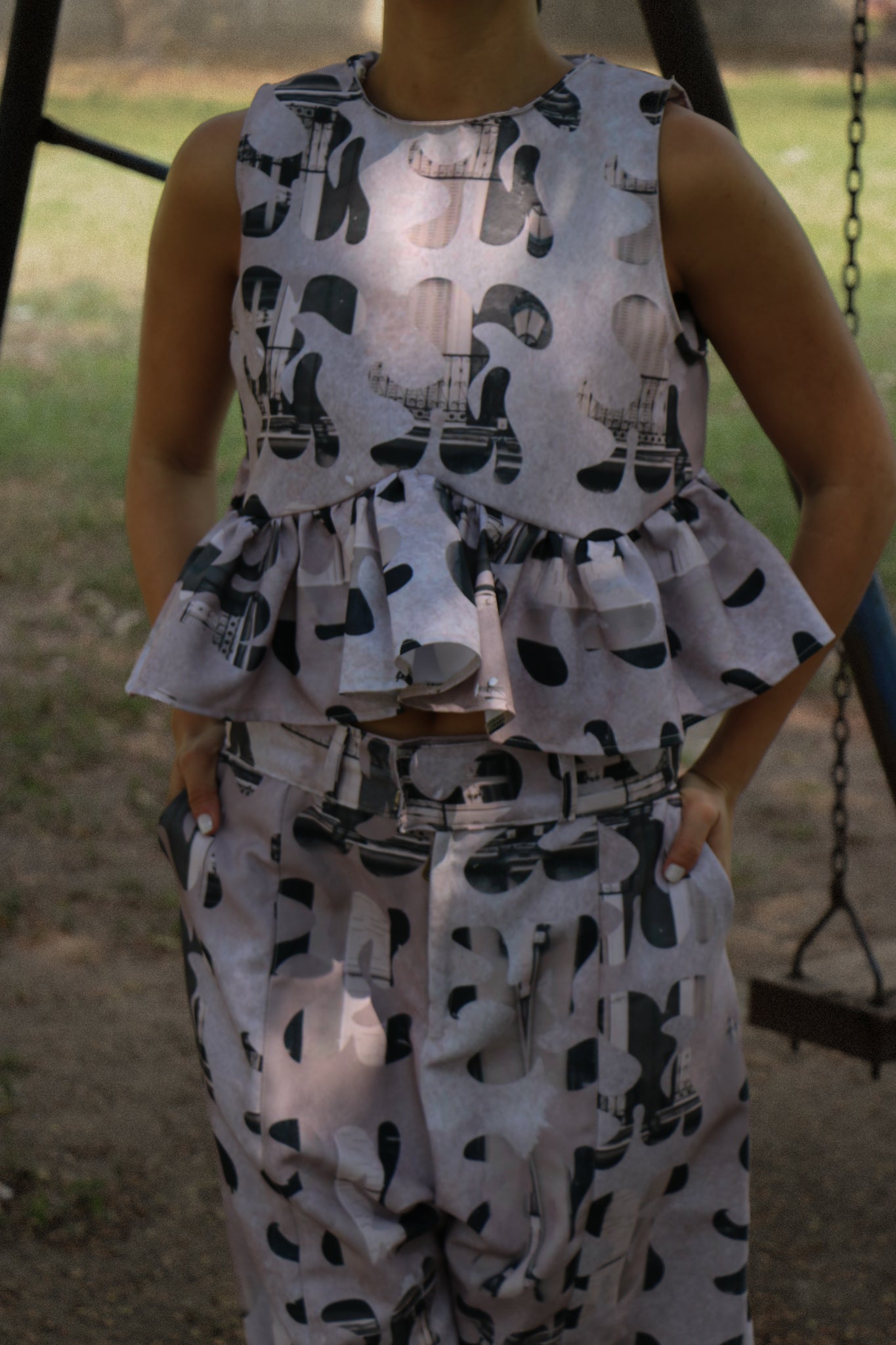 HANNAH PEPLUM TOP