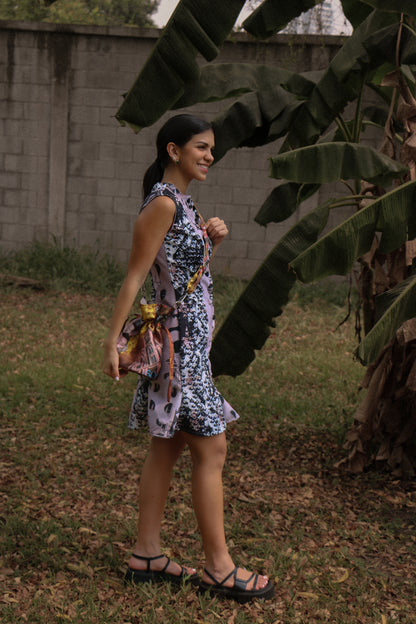 DEBORA BUTTONS SHORT DRESS