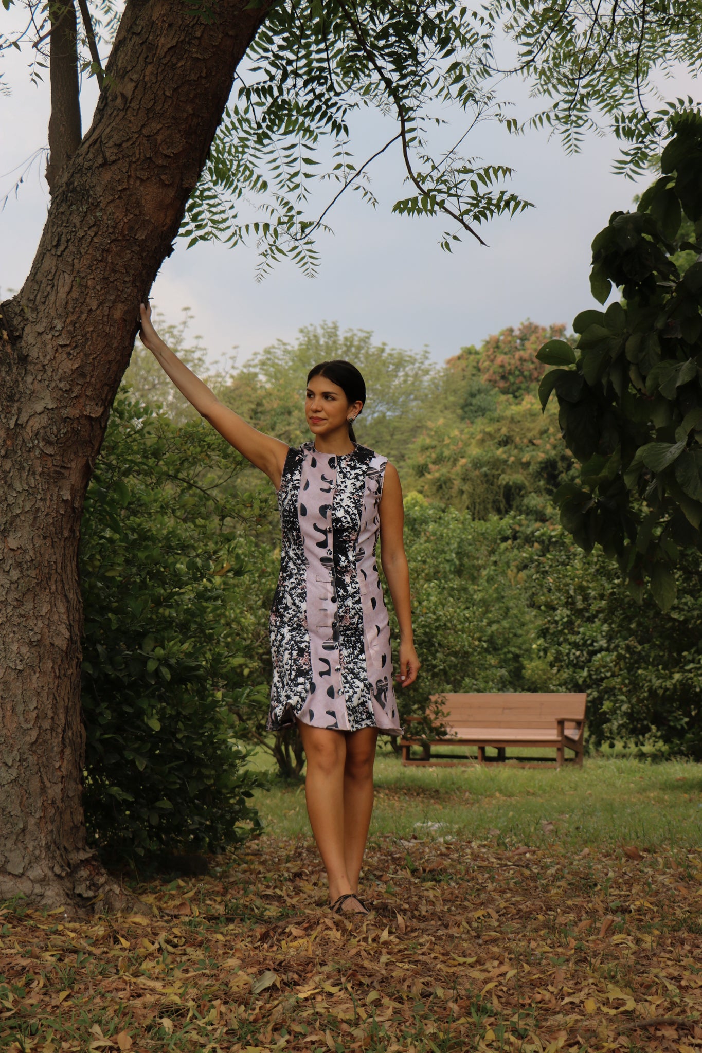 DEBORA BUTTONS SHORT DRESS