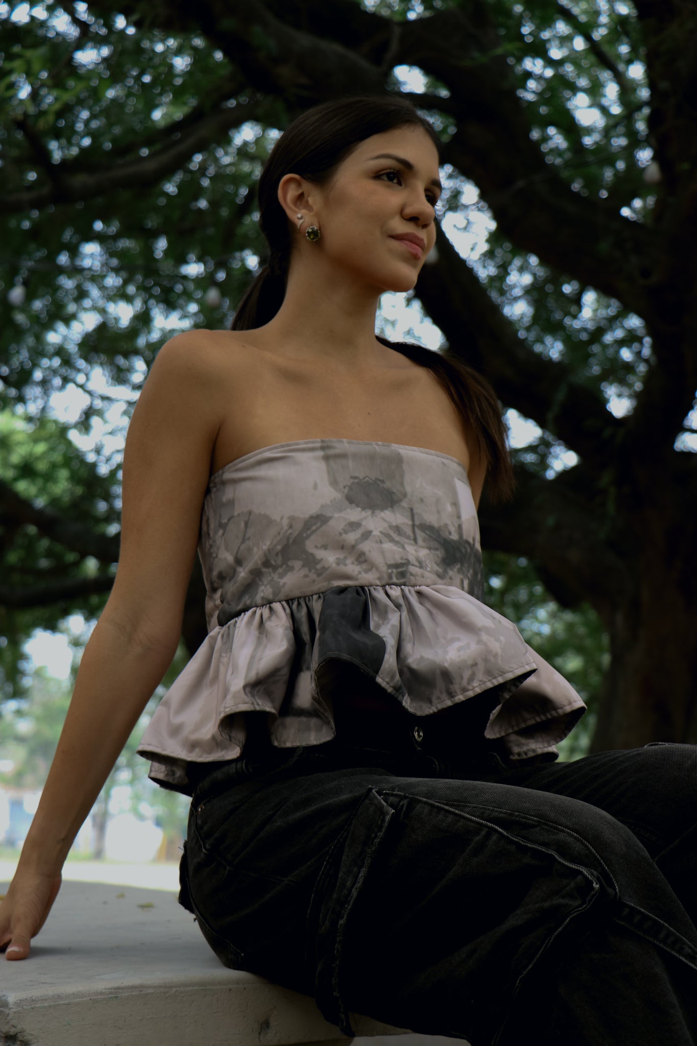 RAQUEL STRAPLESS TOP