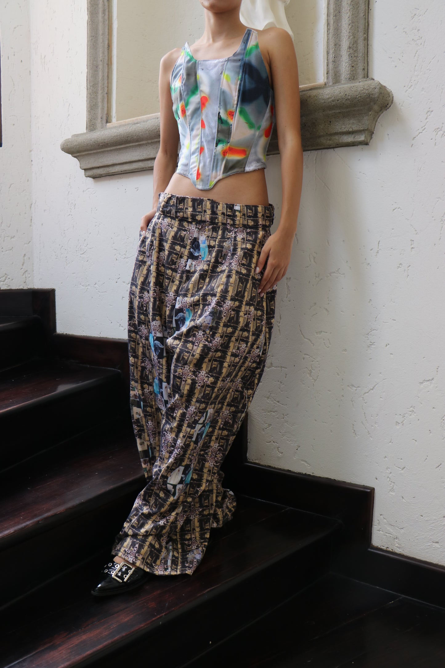 FLOR Y CEMENTO PANT