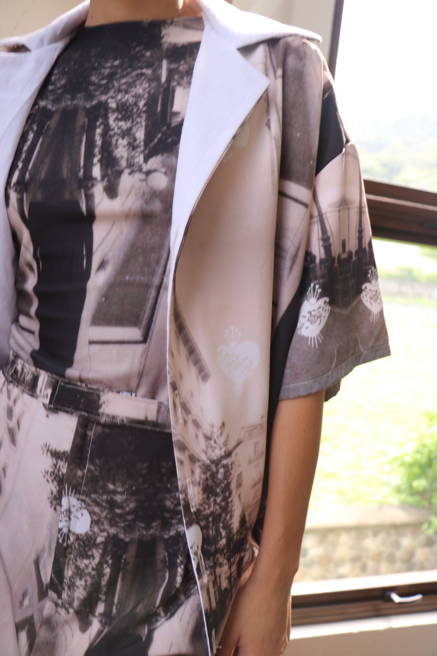 RINCONES BUTTON UP BLOUSE