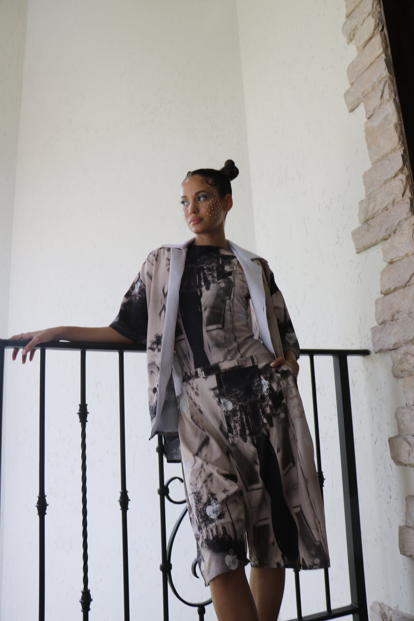 RINCONES BUTTON UP BLOUSE