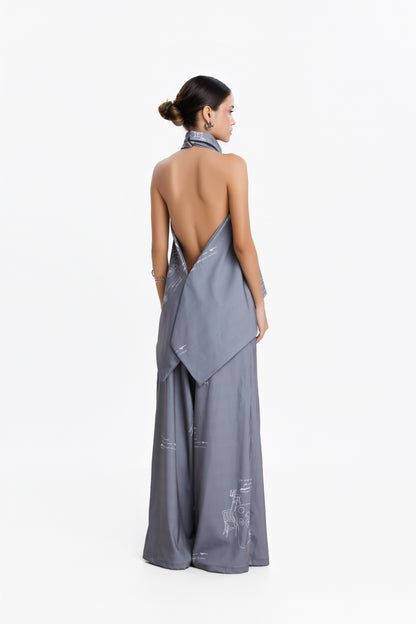 PRE-ORDER LA ISANI GRAY BACKLESS TOP