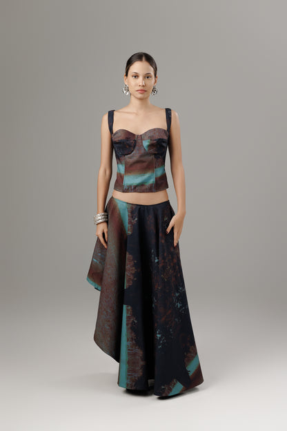FINCA ETERNA ASYMMETRIC SKIRT