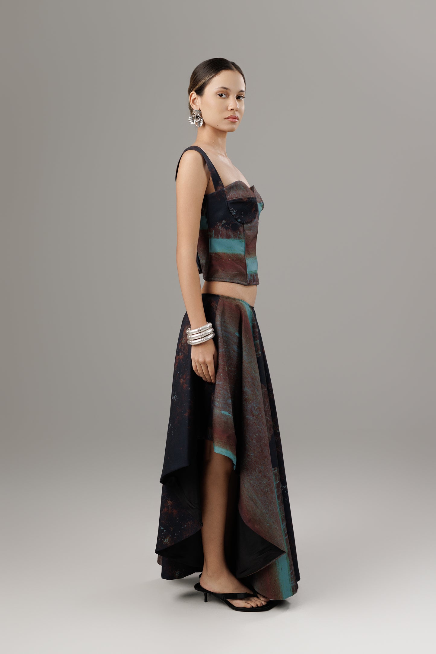 FINCA ETERNA ASYMMETRIC SKIRT