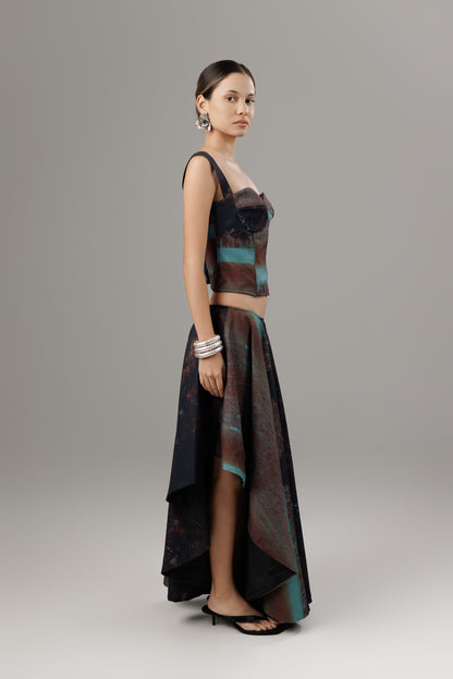 FINCA ETERNA ASYMMETRIC SKIRT
