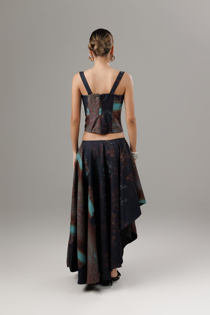 FINCA ETERNA ASYMMETRIC SKIRT