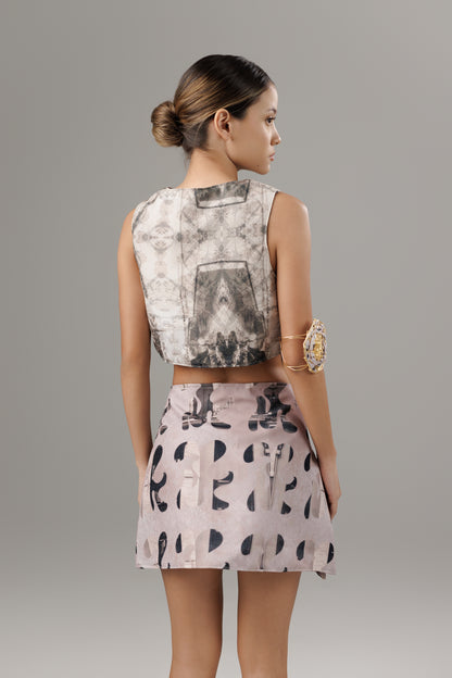 CIUDAD EN FLOR SKIRT